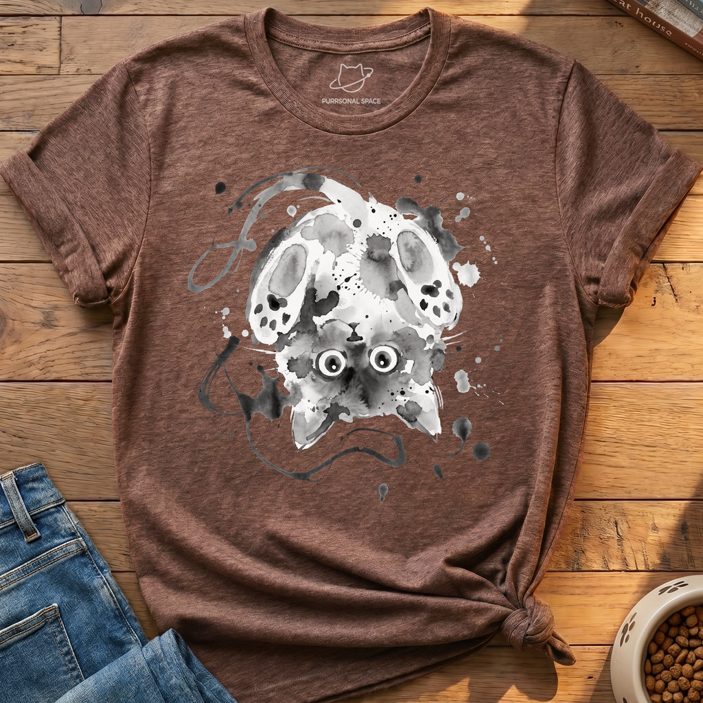 Upside Down Cat T-Shirt