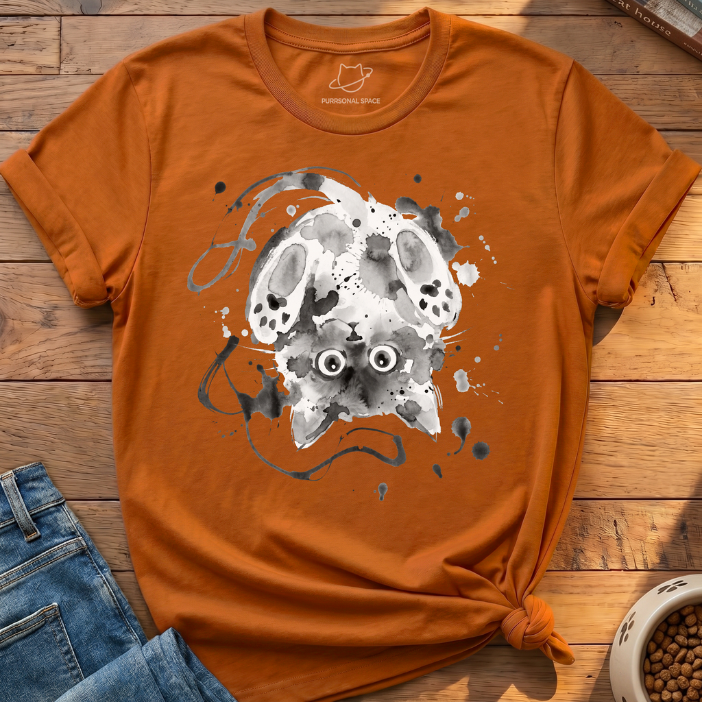 Upside Down Cat T-Shirt