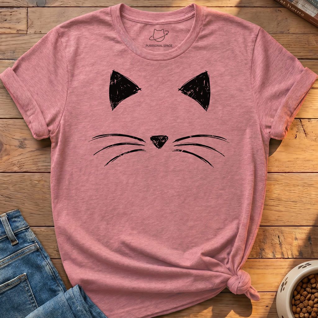 Cat Face T-Shirt