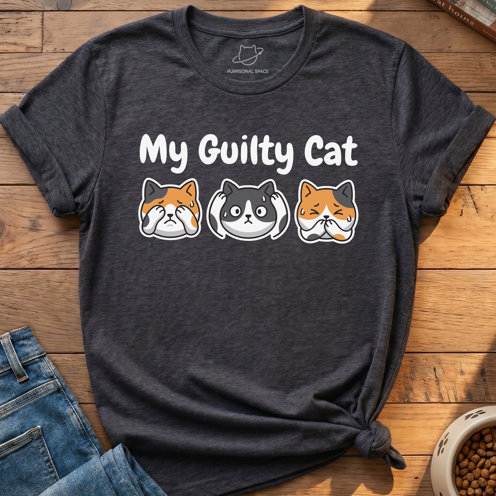 Guilty Cat T-Shirt