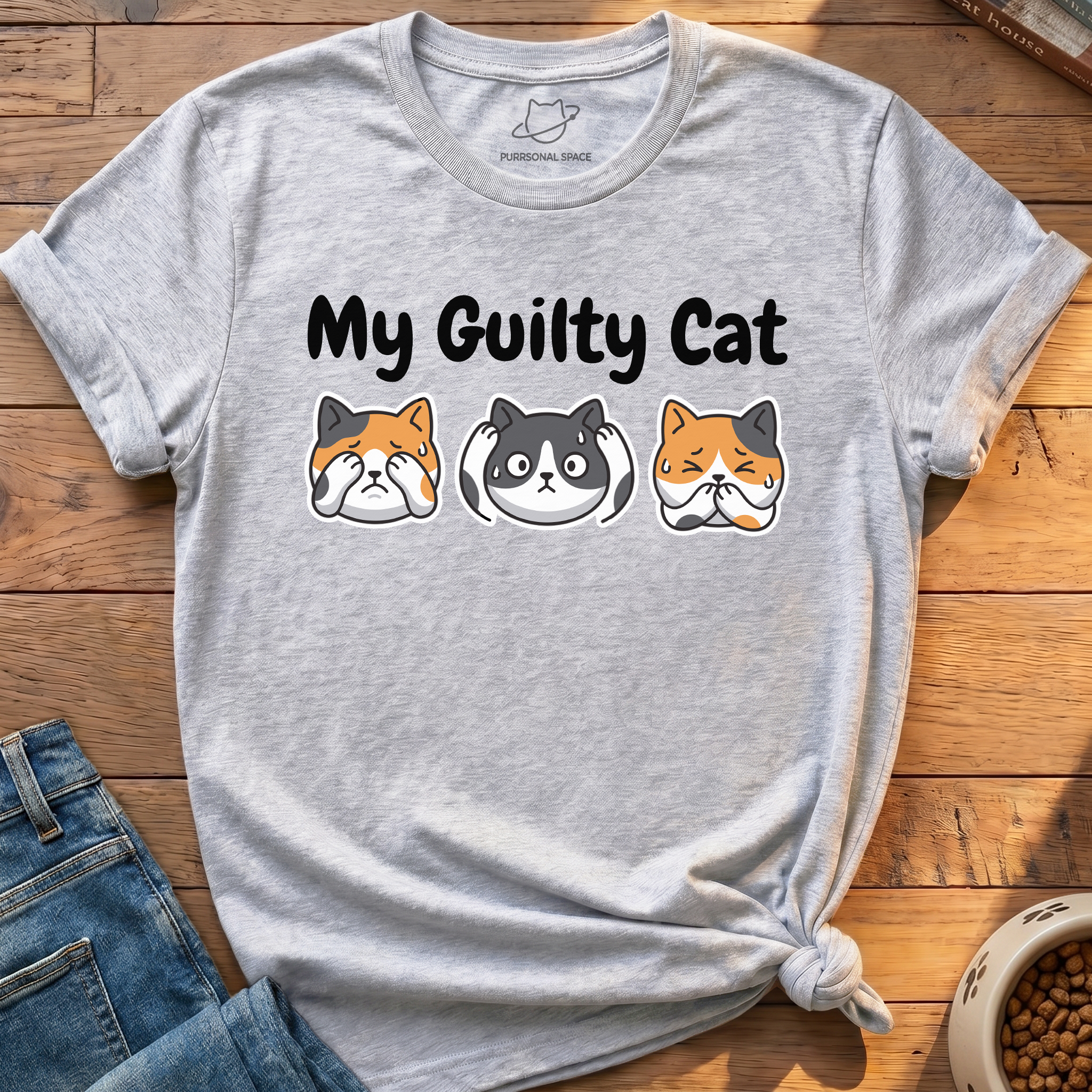 Guilty Cat T-Shirt