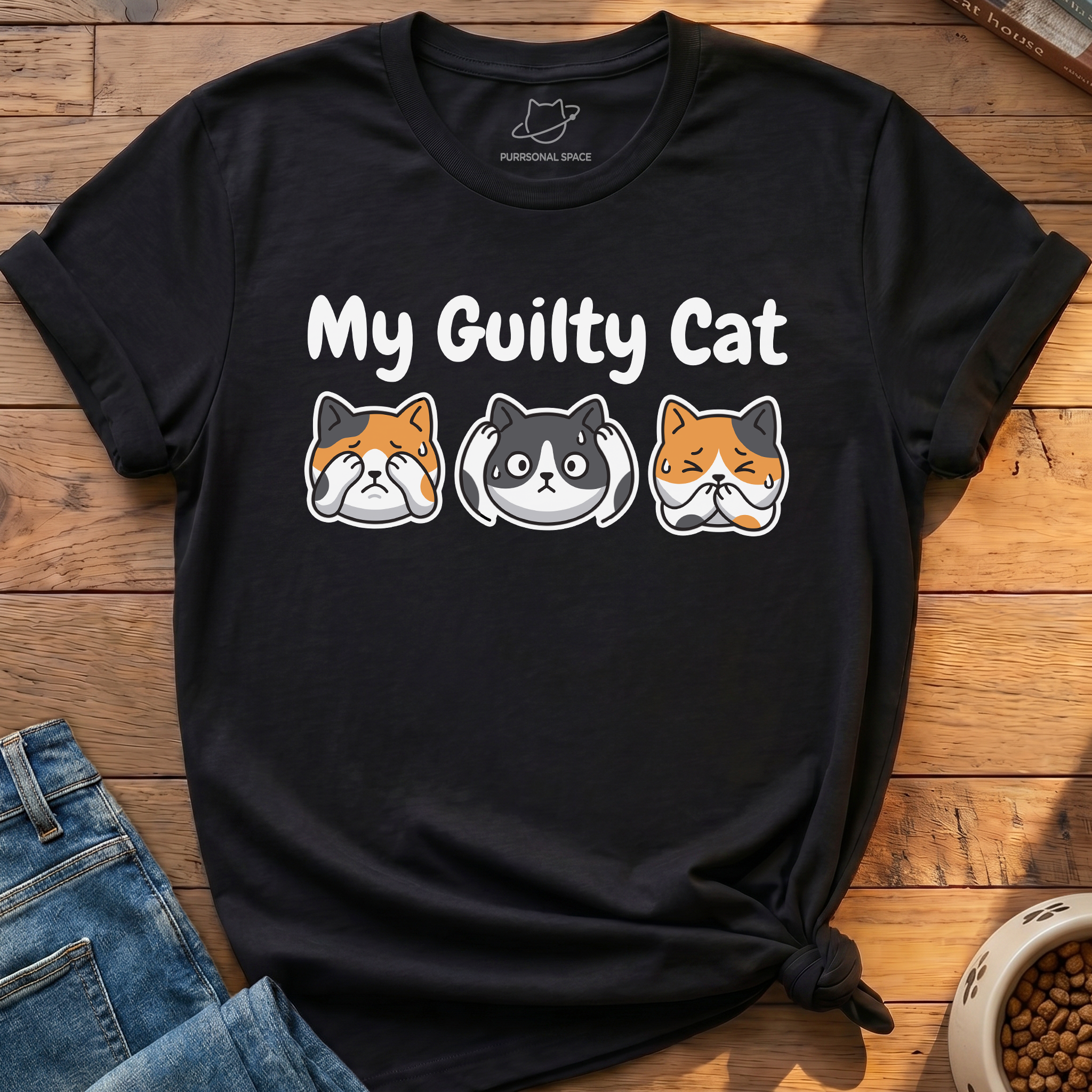 Guilty Cat T-Shirt
