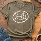 Kawaii Cat Star T-Shirt