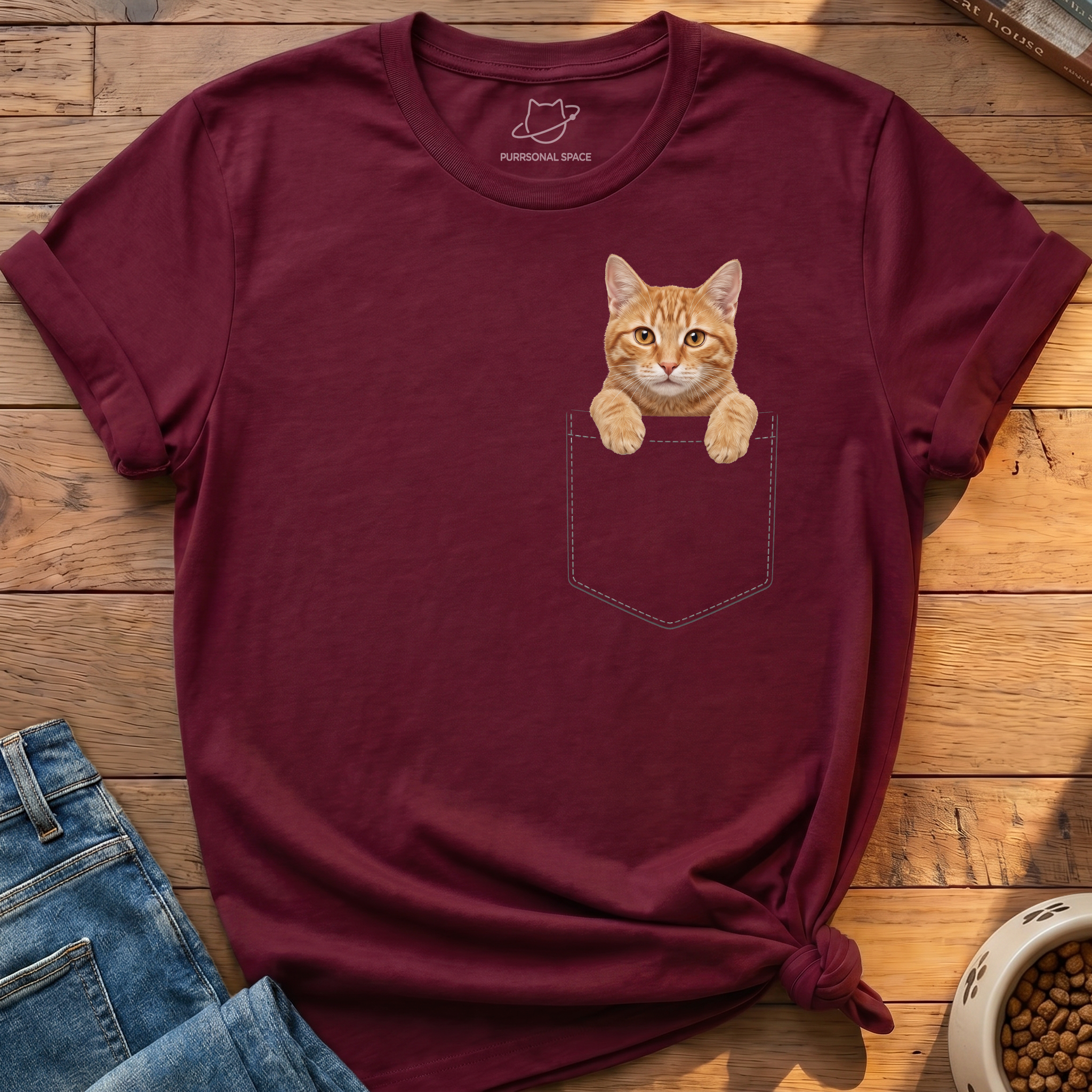 Pocket Cat T-Shirt