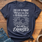 Cat Sleep Exhausted T-Shirt