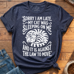 Cat Sleeping On Me T-Shirt