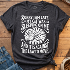 Cat Sleeping On Me T-Shirt