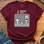 I Have A Cat Pixel T-Shirt
