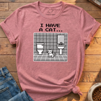 I Have A Cat Pixel T-Shirt