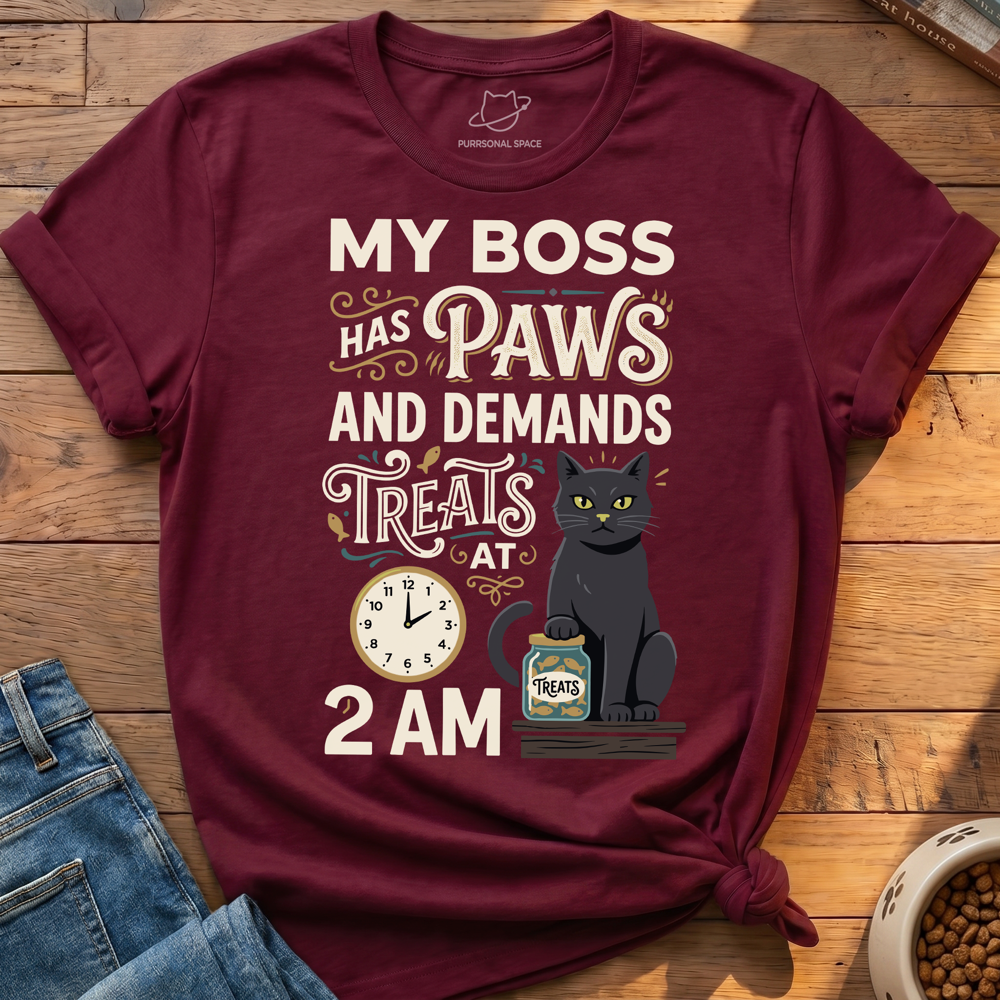 Boss Demands Treats T-Shirt