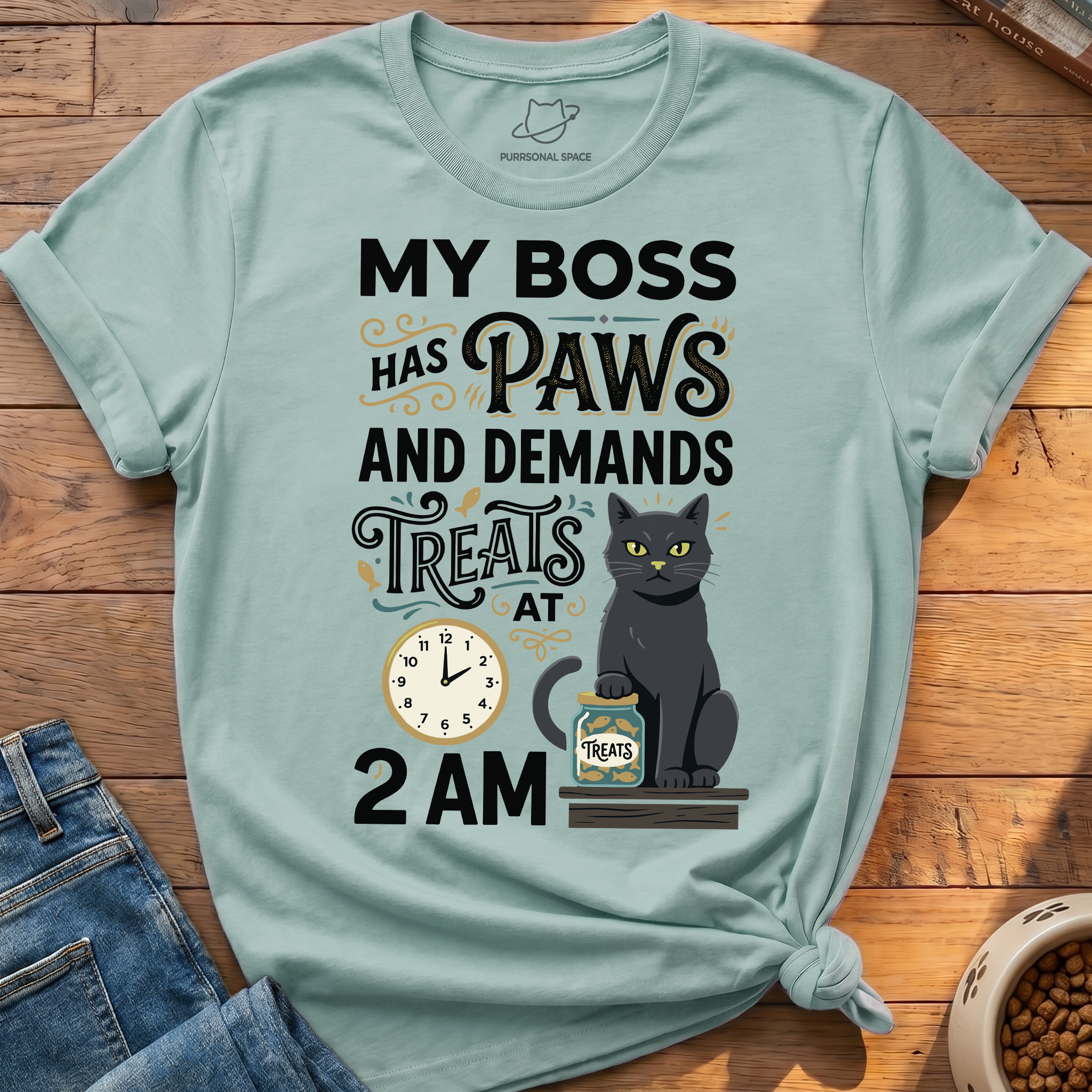 Boss Demands Treats T-Shirt