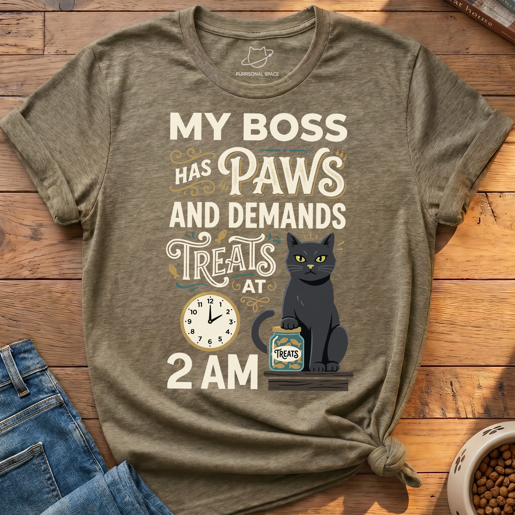 Boss Demands Treats T-Shirt