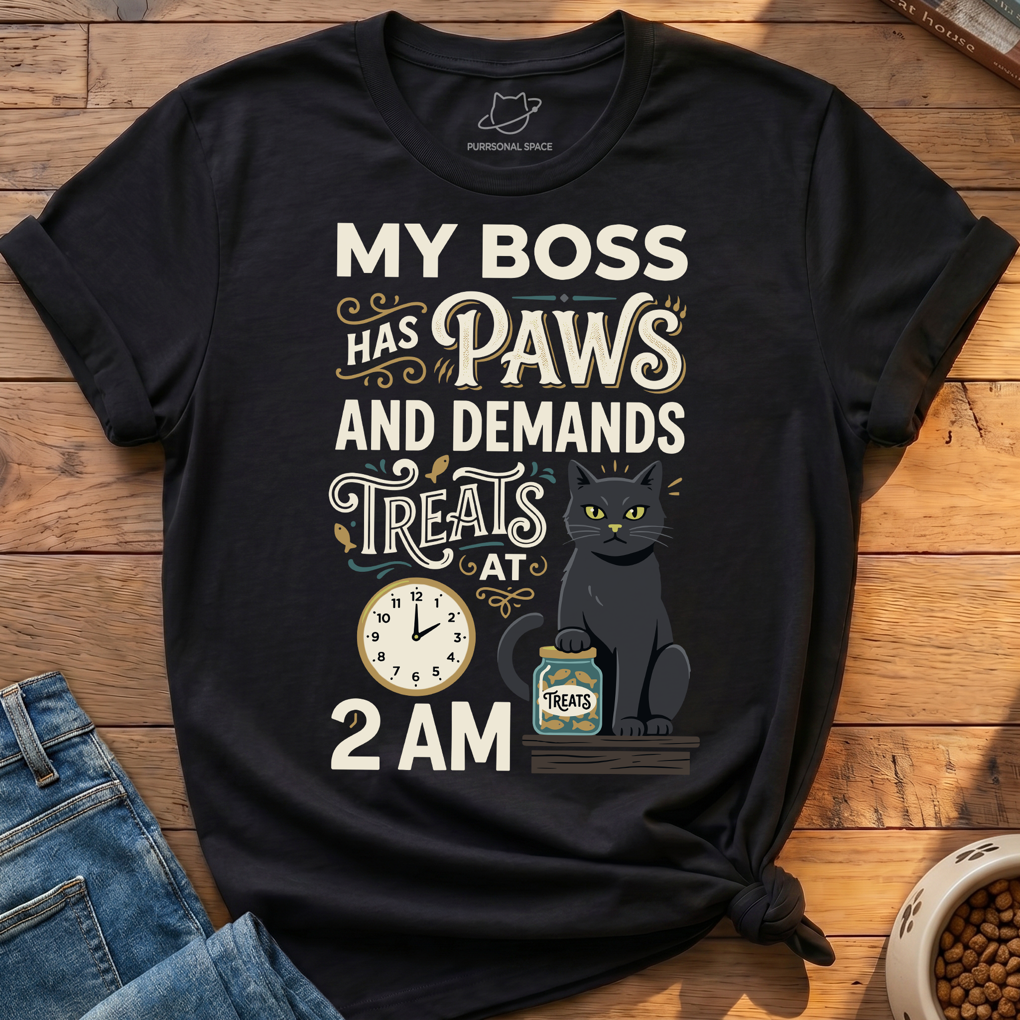 Boss Demands Treats T-Shirt