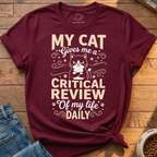 Cat Critical Review T-Shirt