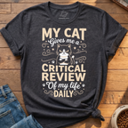 Cat Critical Review T-Shirt