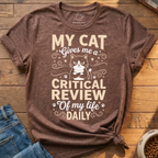 Cat Critical Review T-Shirt