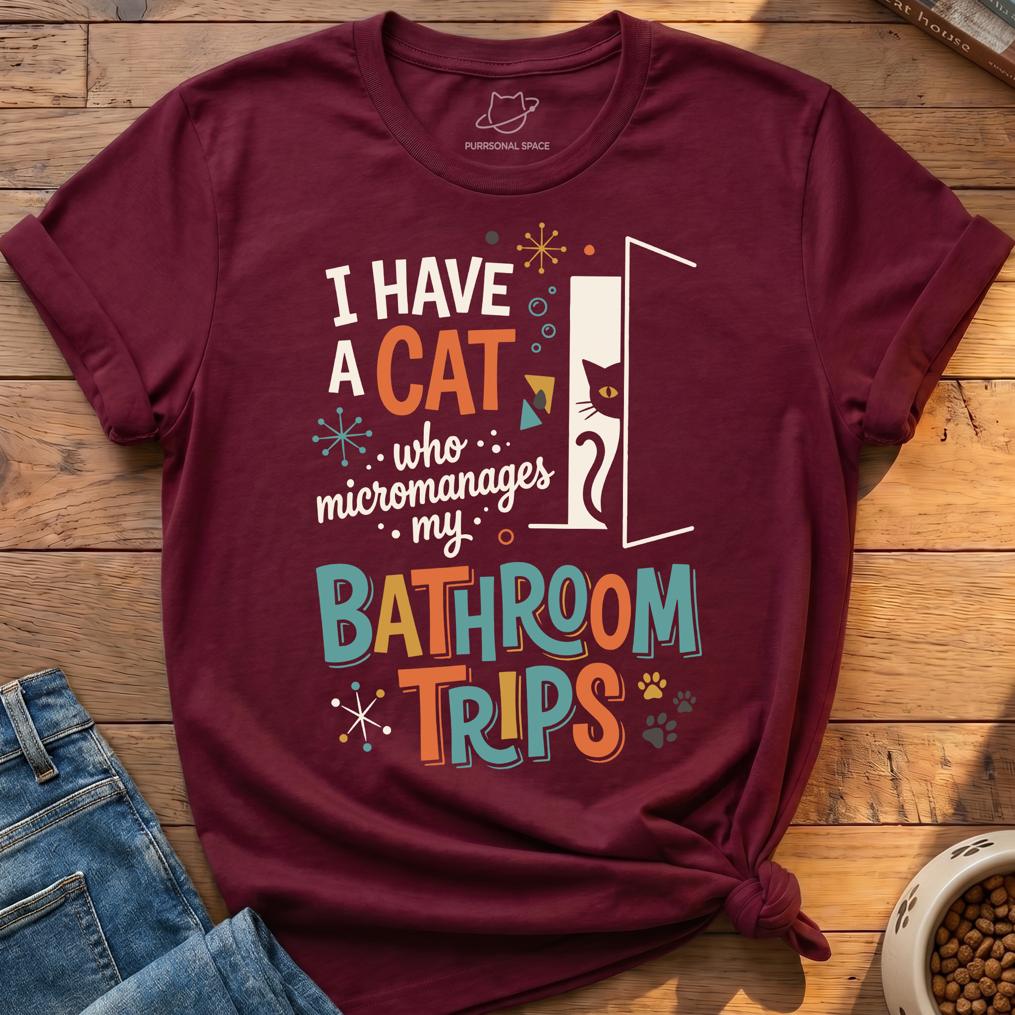 Cat Bathroom Trips T-Shirt