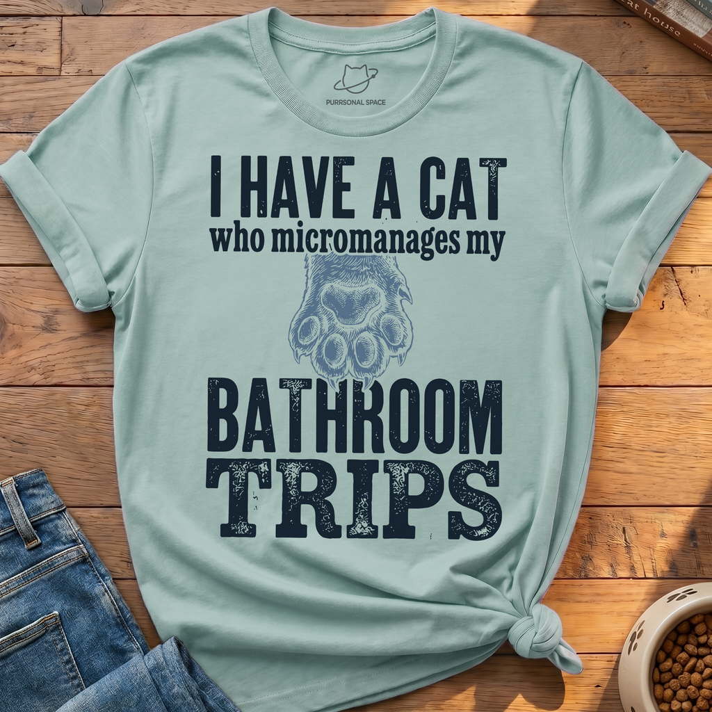 Cat Bathroom Trips T-Shirt