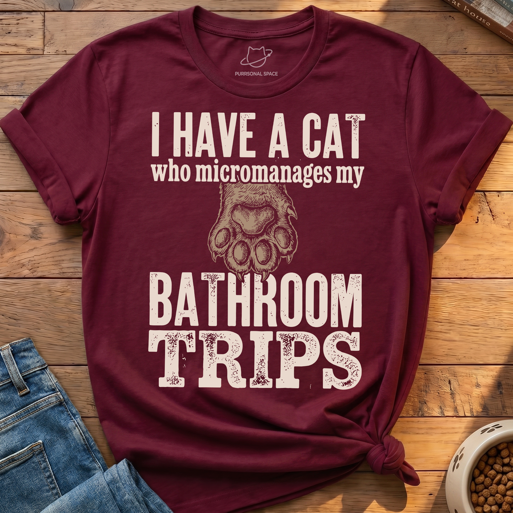 Cat Bathroom Trips T-Shirt