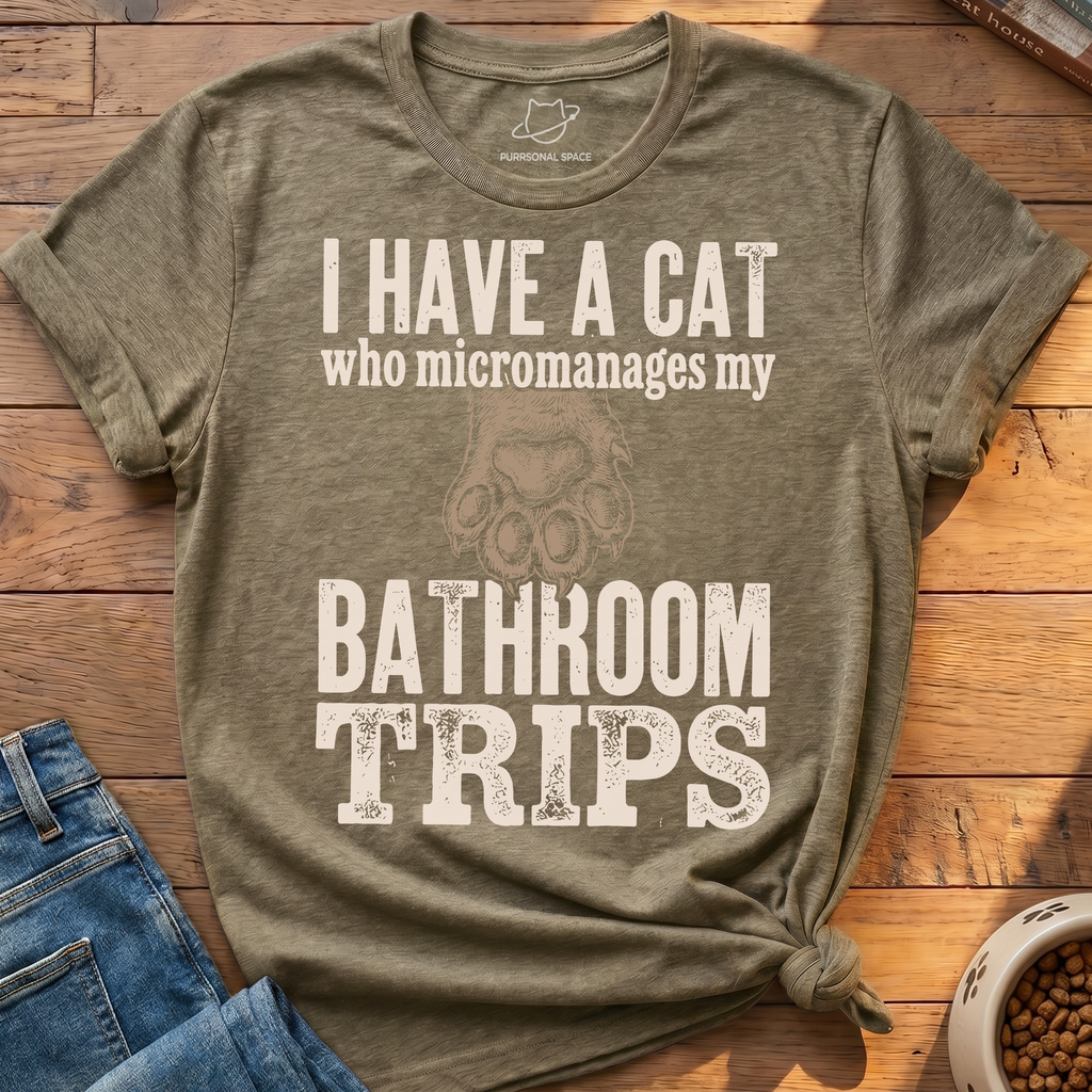 Cat Bathroom Trips T-Shirt