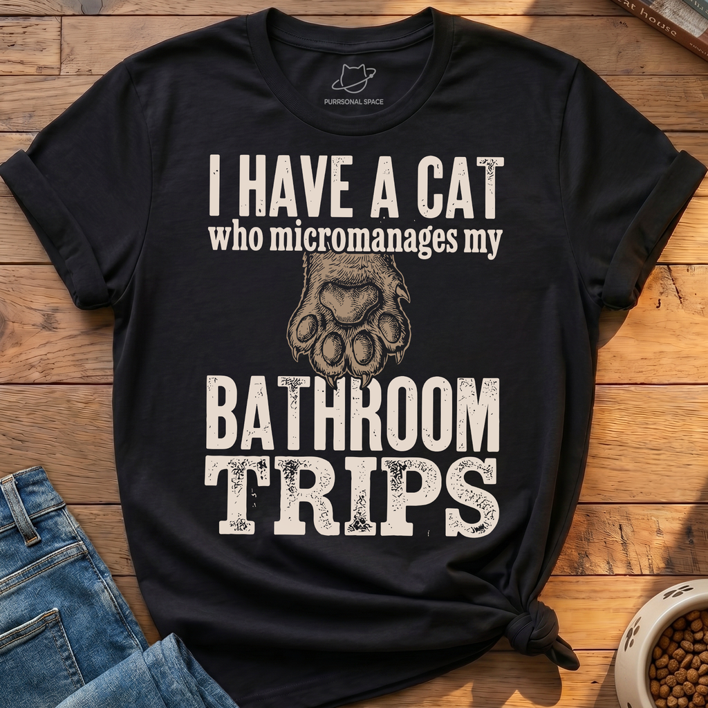 Cat Bathroom Trips T-Shirt
