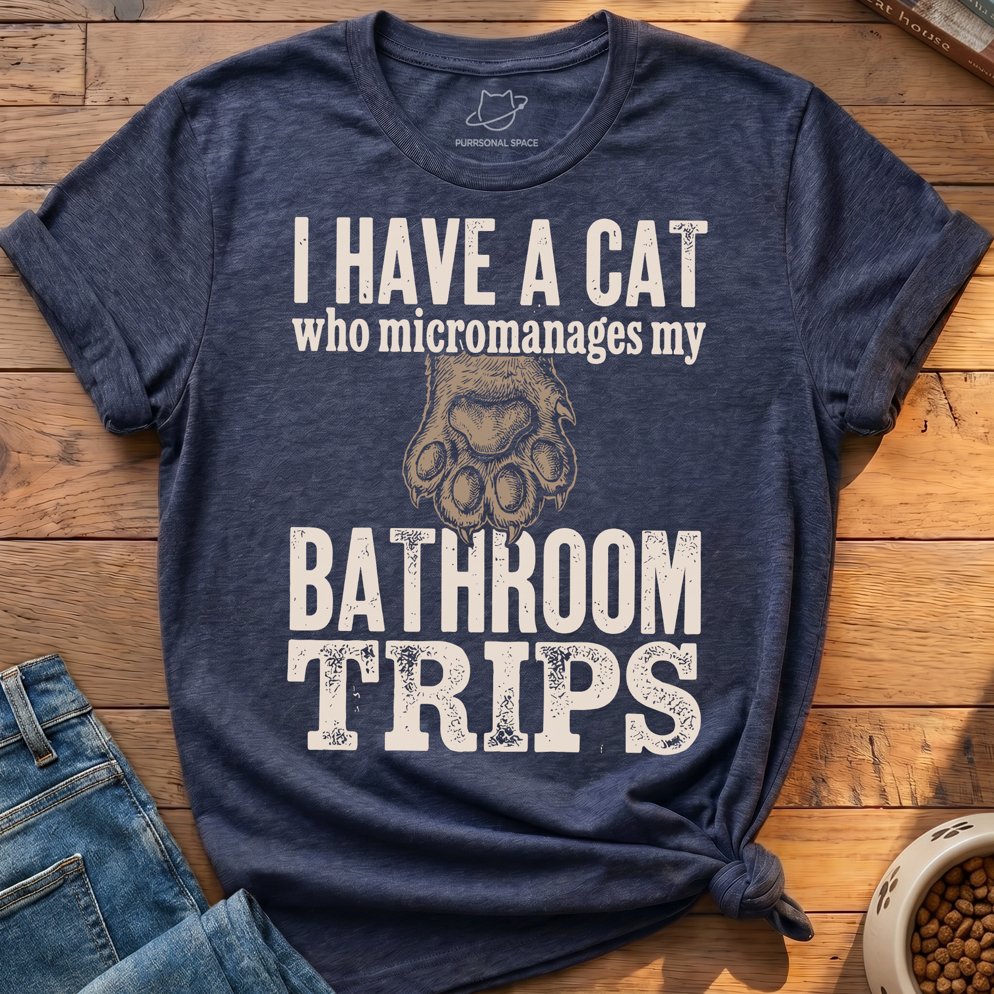 Cat Bathroom Trips T-Shirt