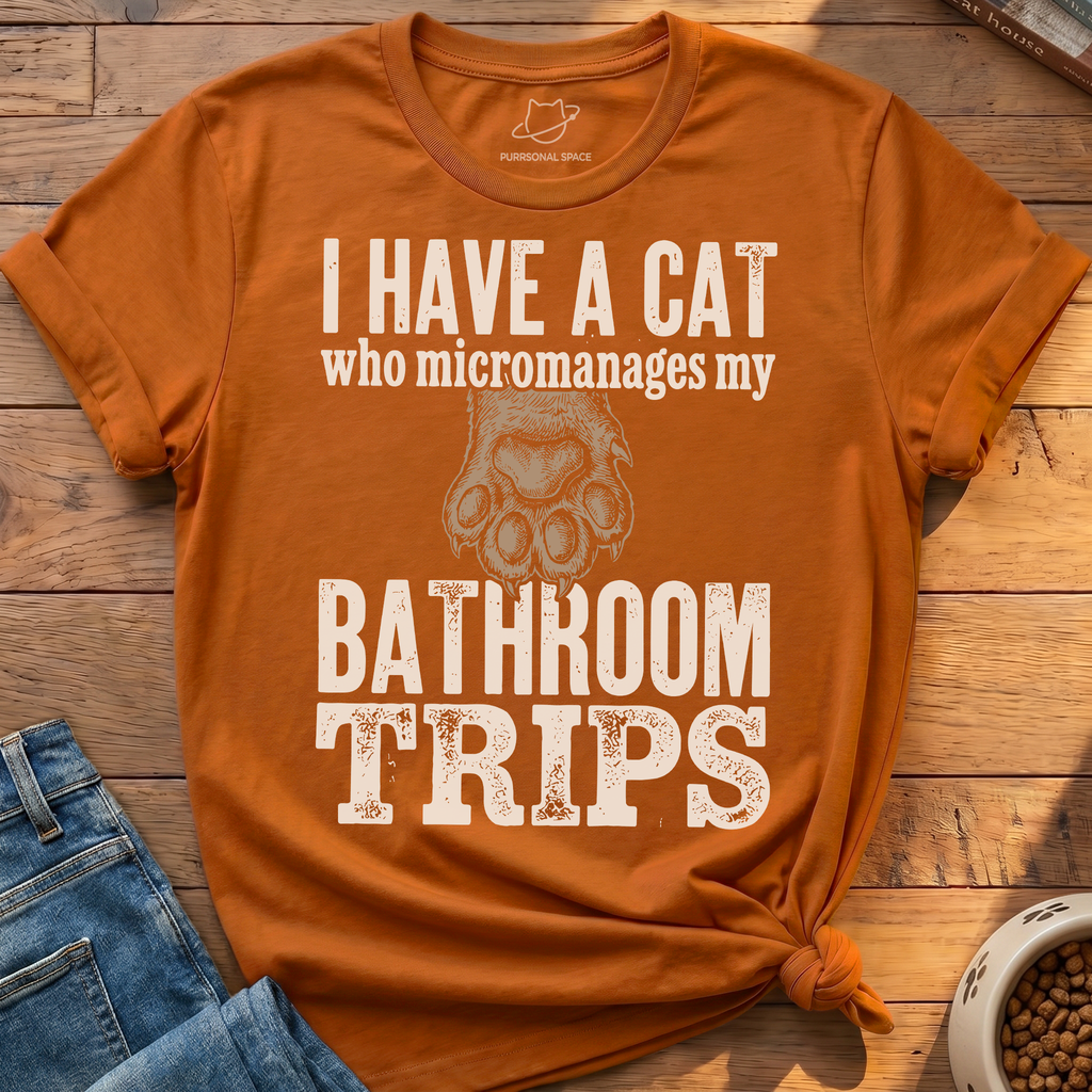 Cat Bathroom Trips T-Shirt