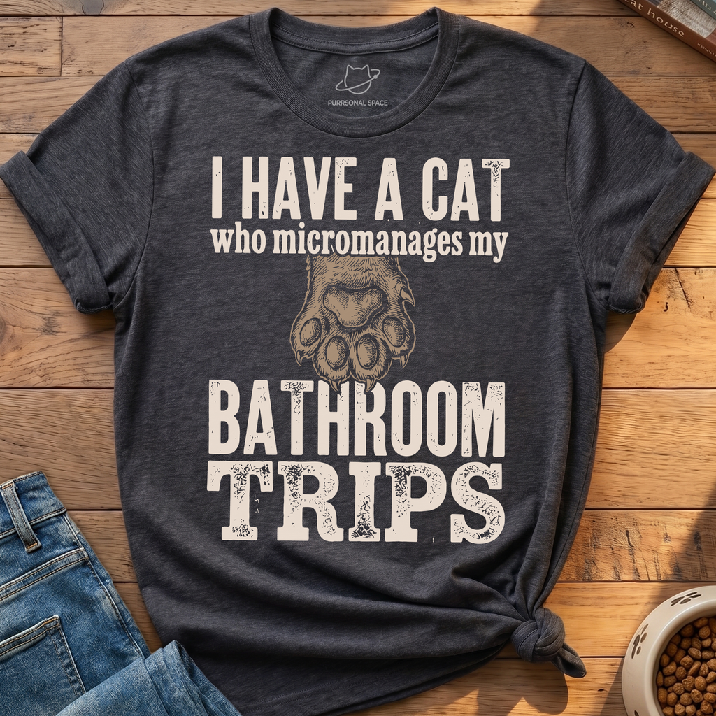 Cat Bathroom Trips T-Shirt