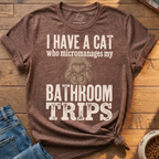 Cat Bathroom Trips T-Shirt