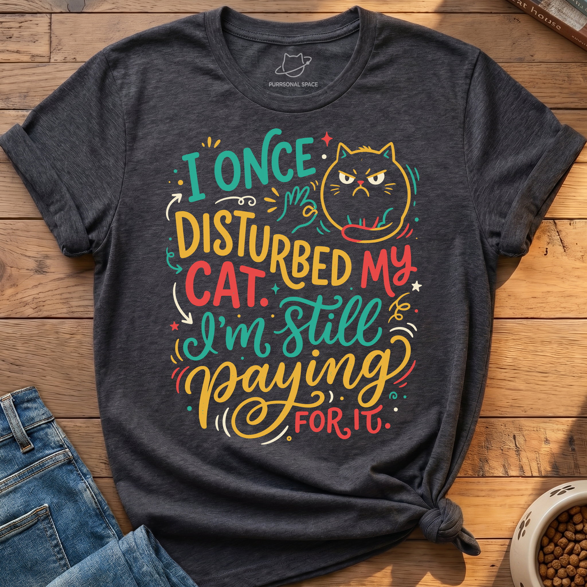 Disturbed My Cat T-Shirt