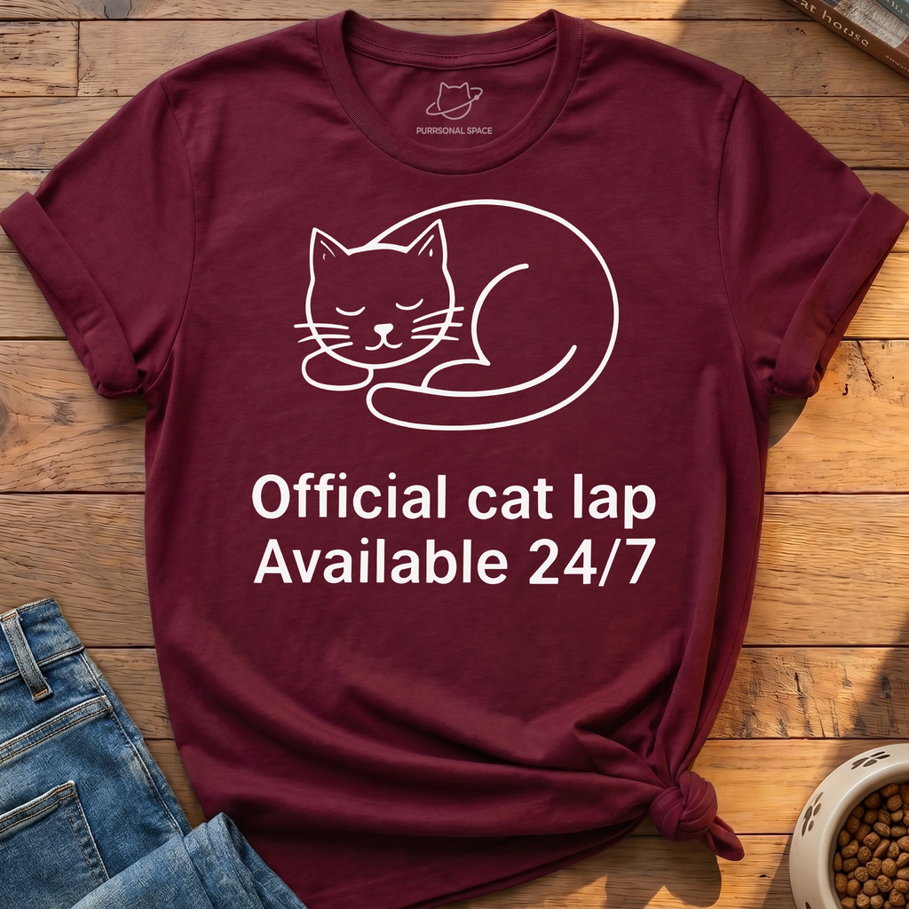 Official Cat Lap T-Shirt