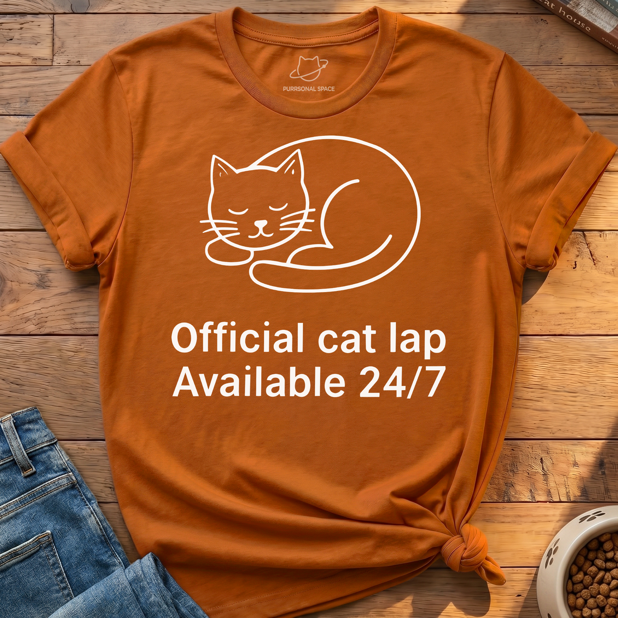 Official Cat Lap T-Shirt