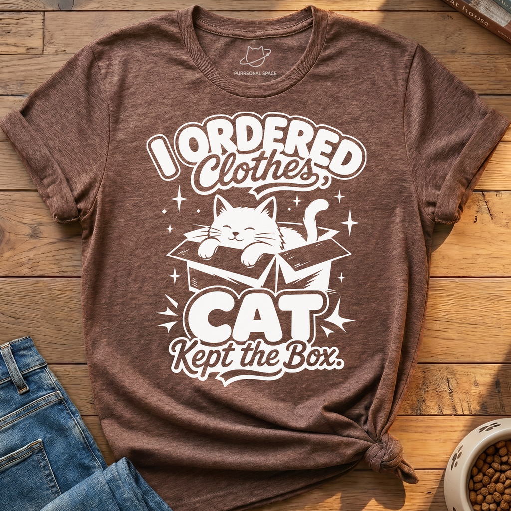 Cat Kept Box T-Shirt