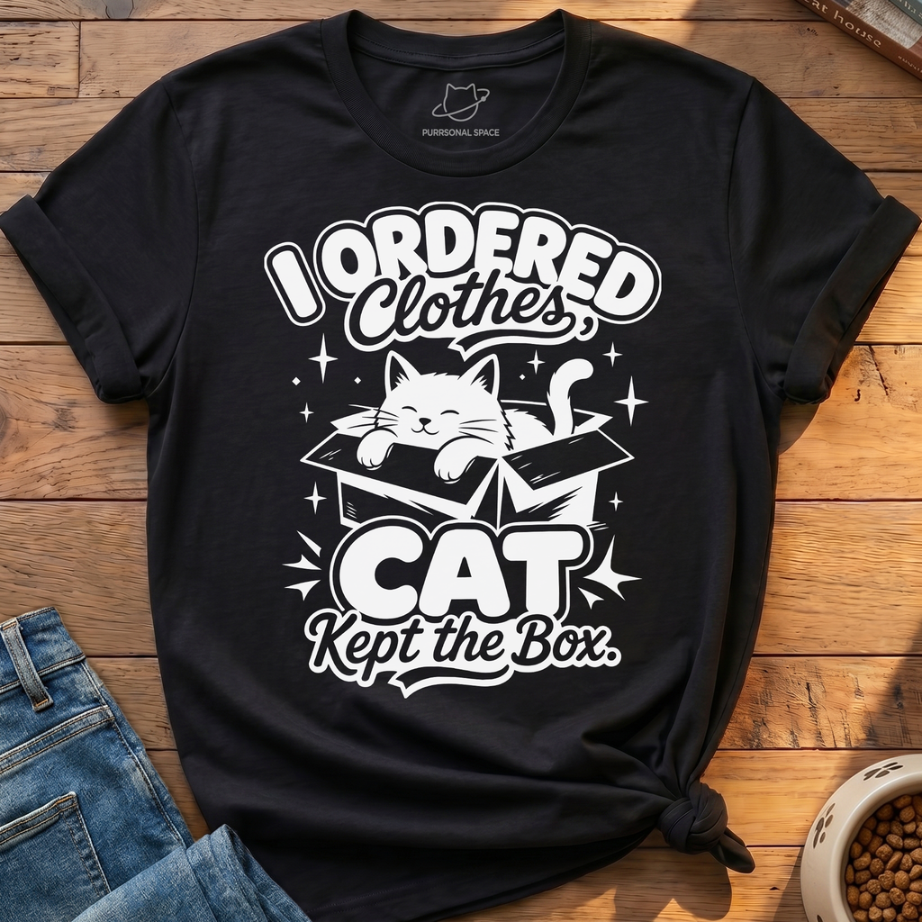 Cat Kept Box T-Shirt