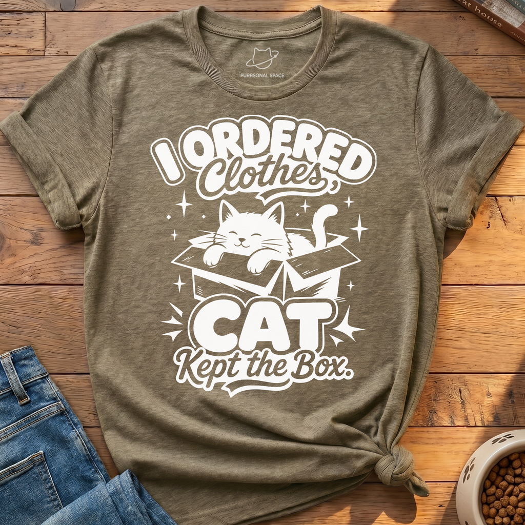 Cat Kept Box T-Shirt