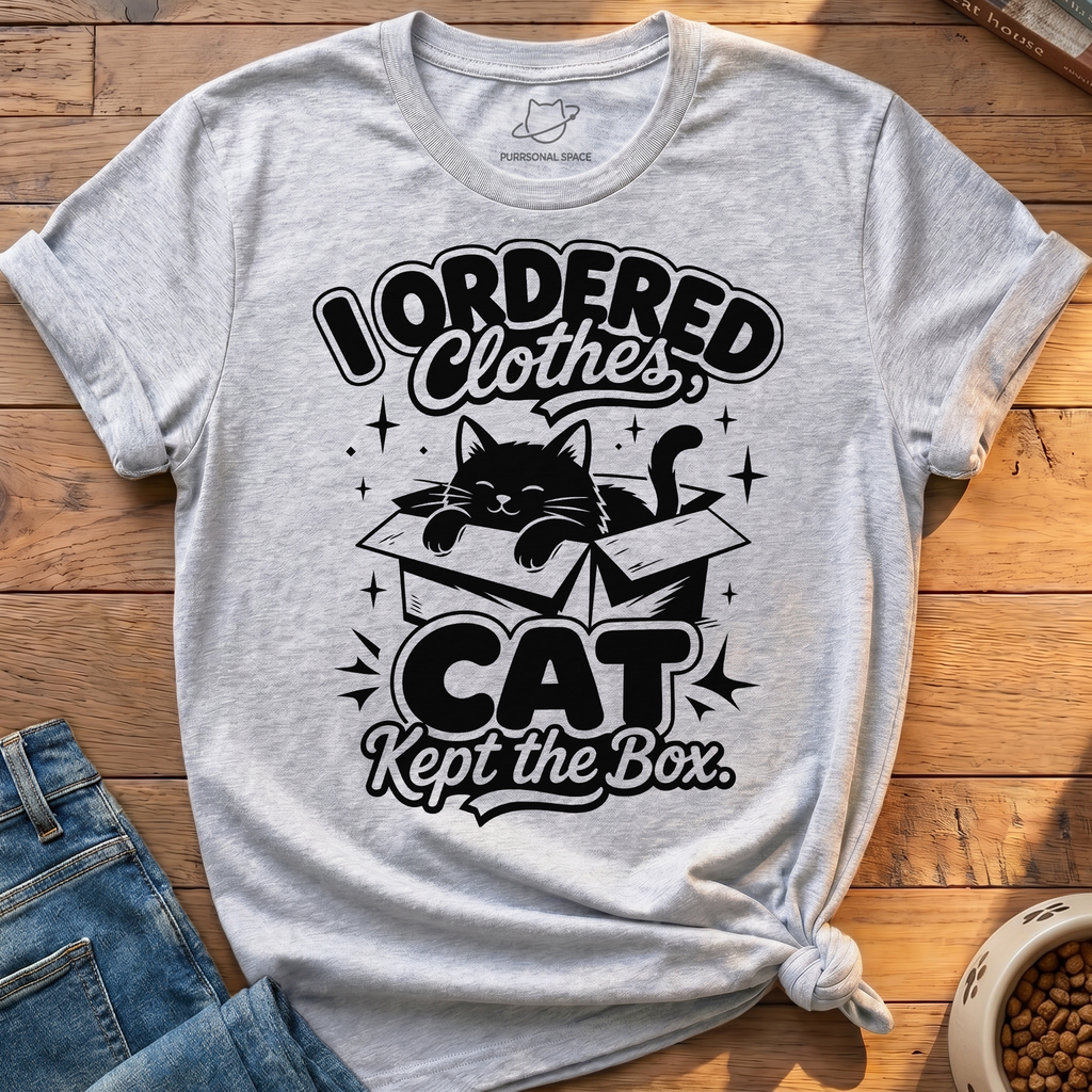 Cat Kept Box T-Shirt
