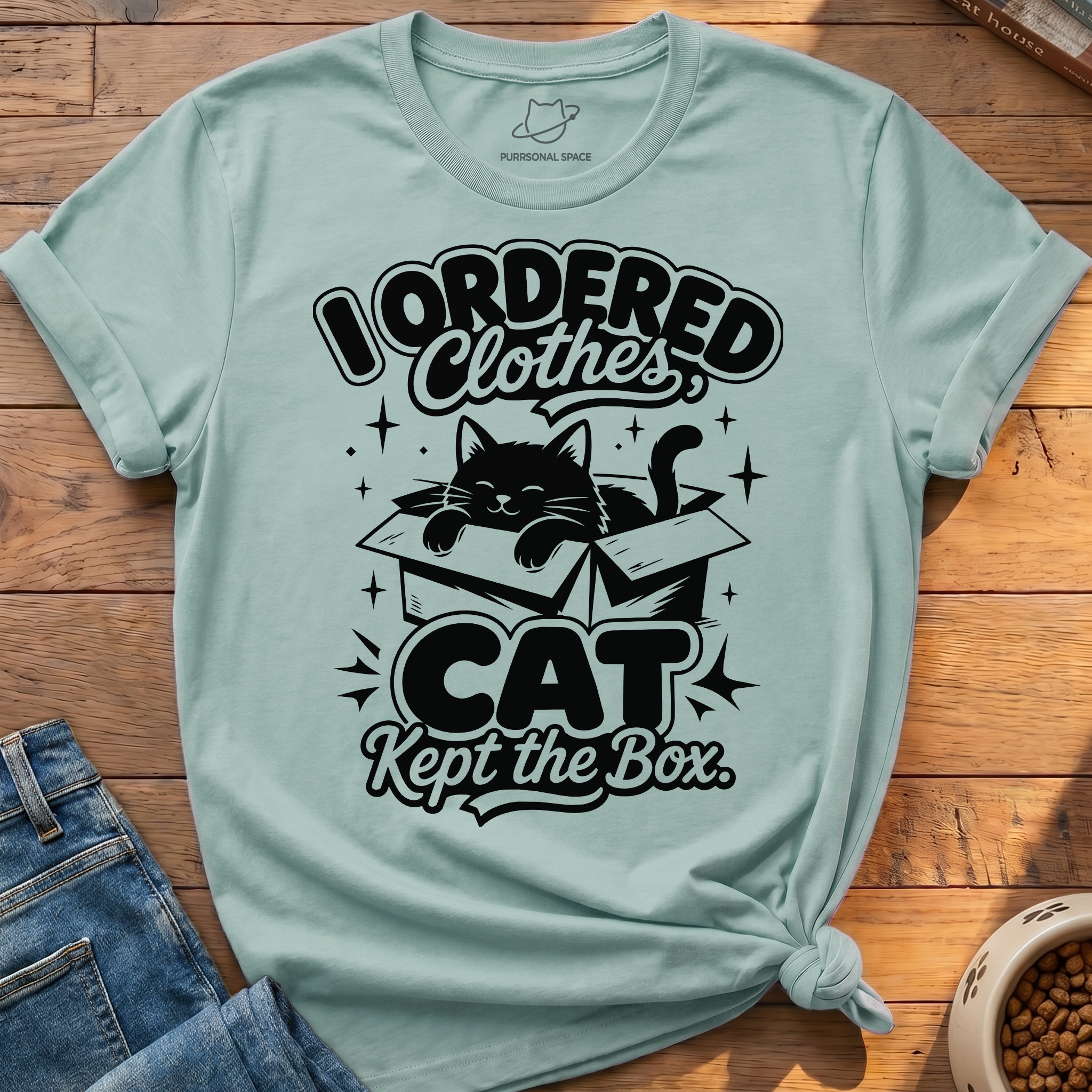 Cat Kept Box T-Shirt