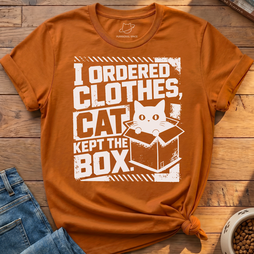 Cat Kept Box T-Shirt