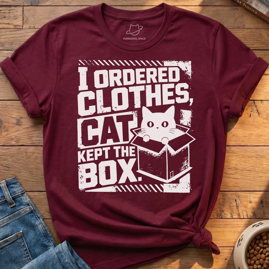 Cat Kept Box T-Shirt