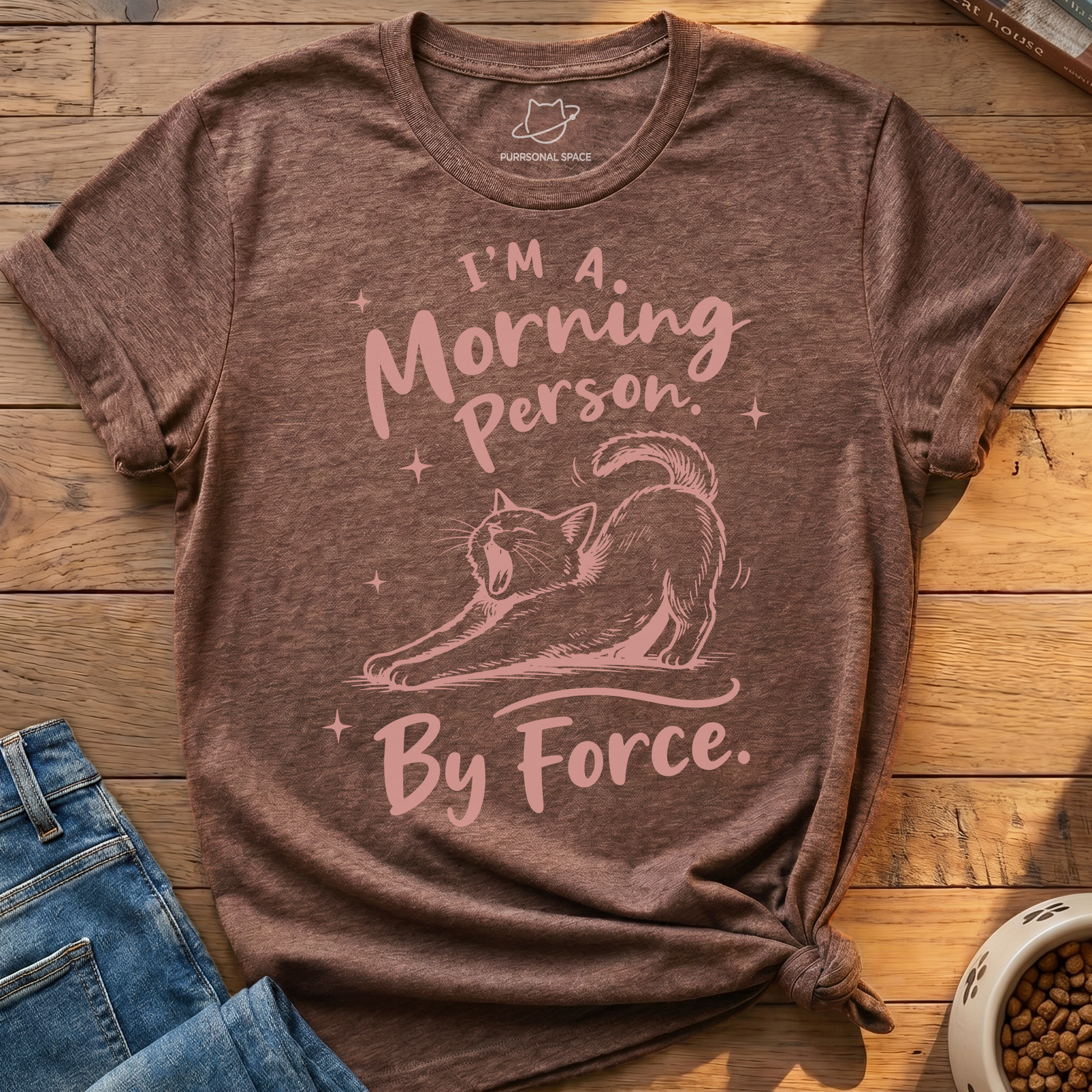 Morning Person By Force T-Shirt