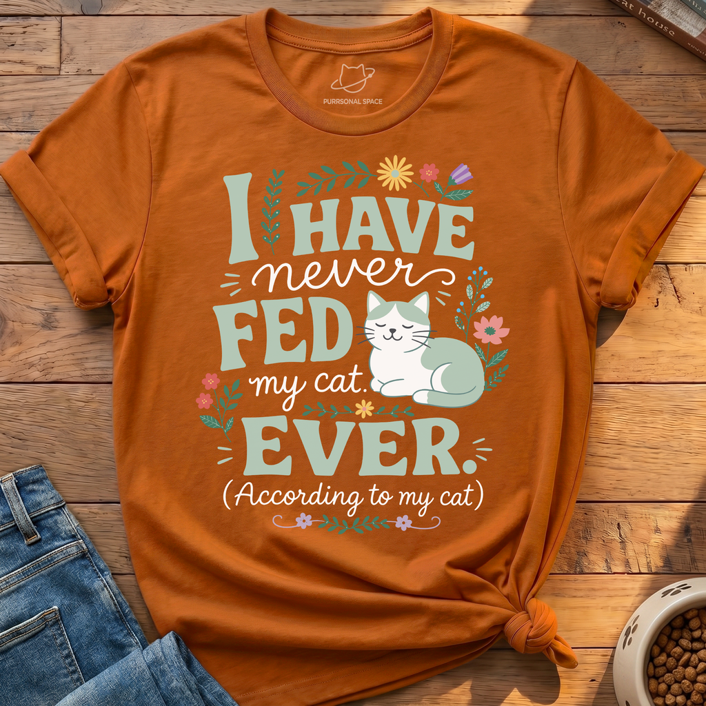 Cat Illustration T-Shirt