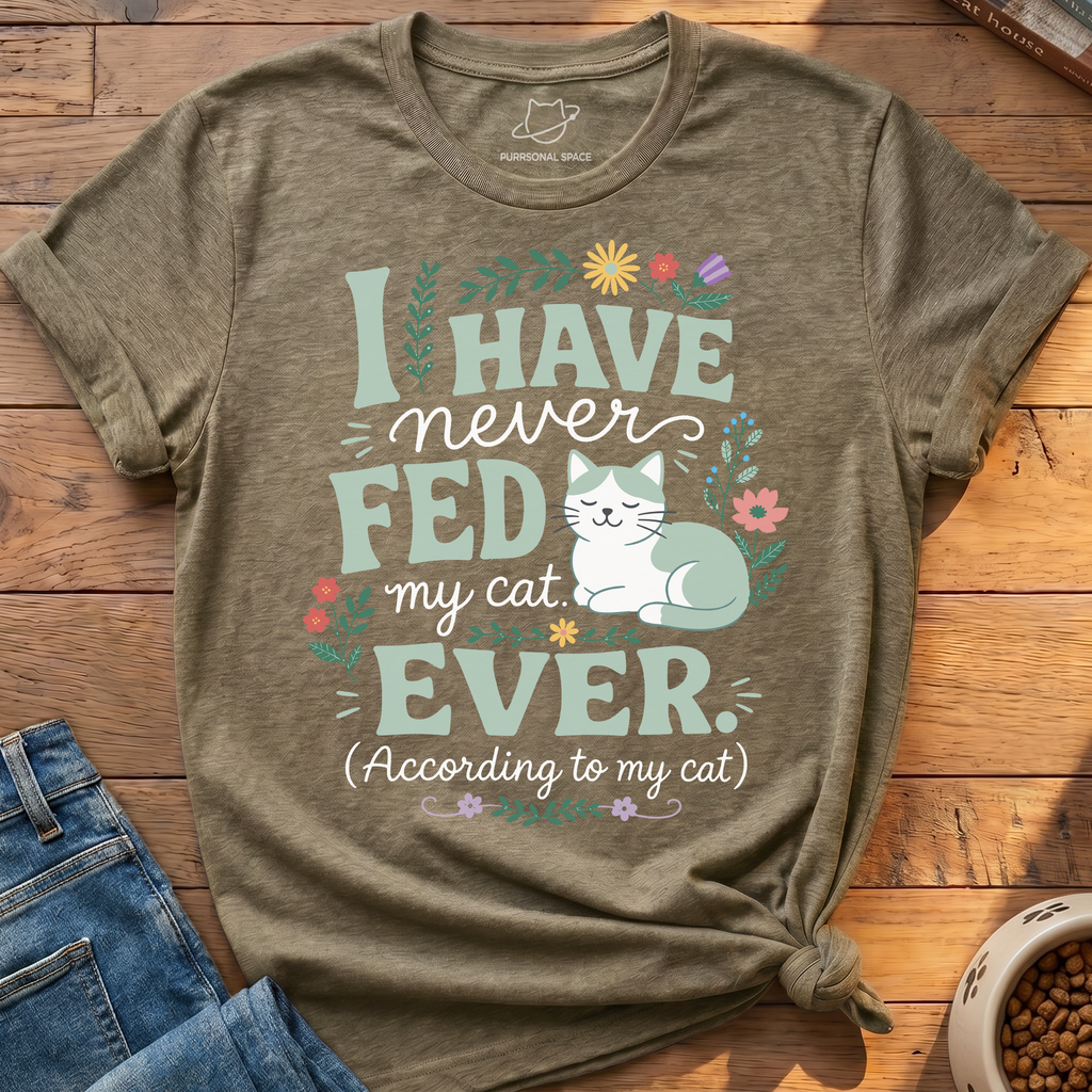 Cat Illustration T-Shirt