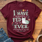 Cat Illustration T-Shirt