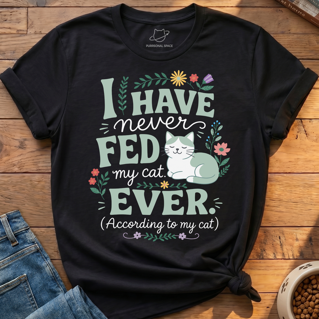 Cat Illustration T-Shirt