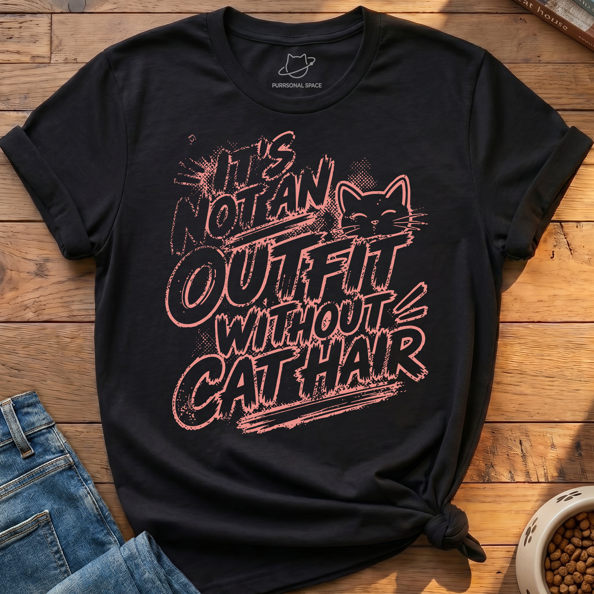 Outfit Without Cat Hair T-Shirt