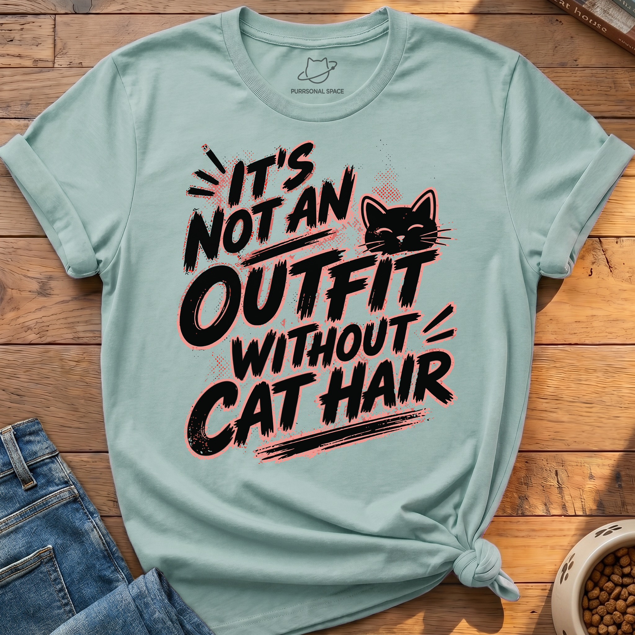 Outfit Without Cat Hair T-Shirt