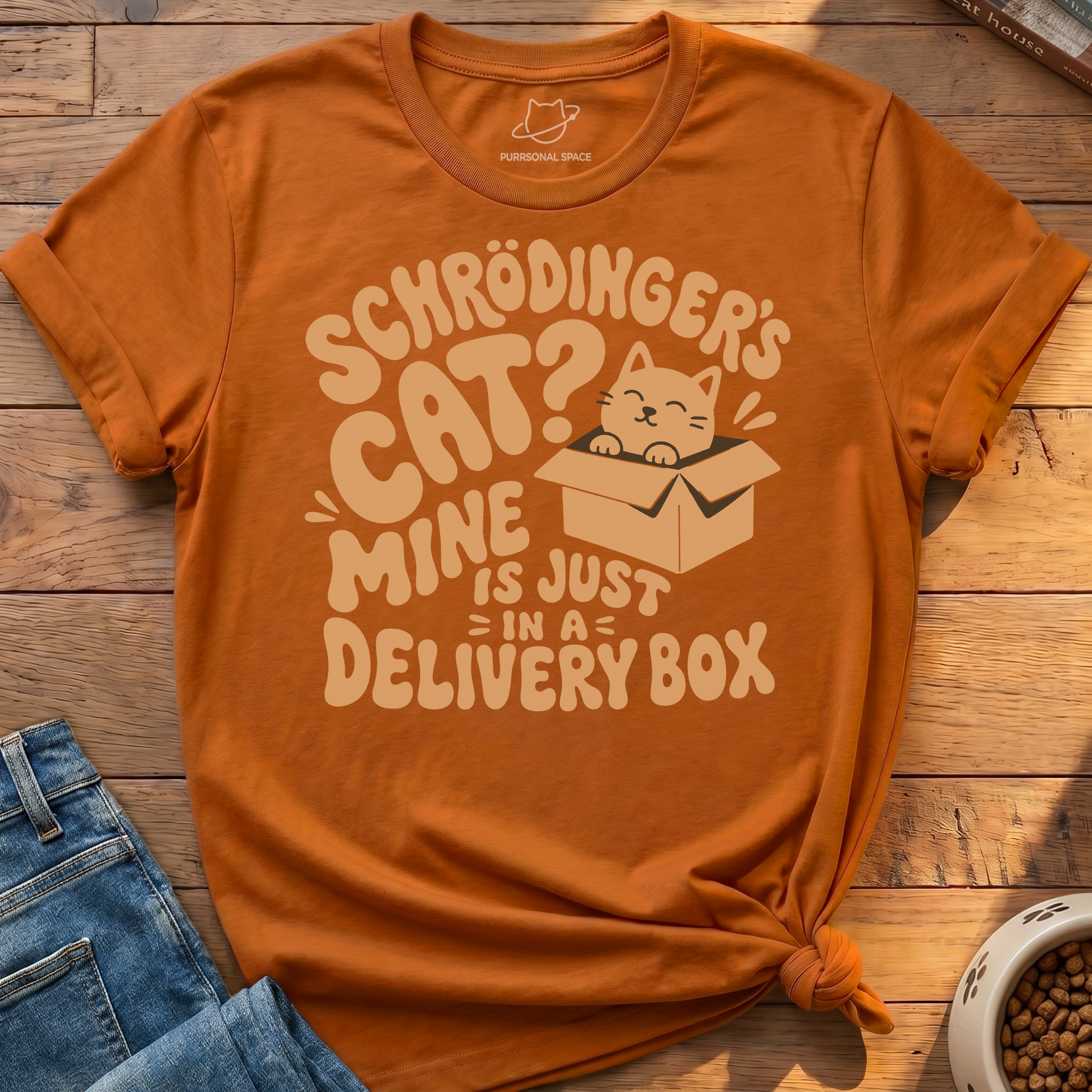 Schrödinger's Cat Box T-Shirt