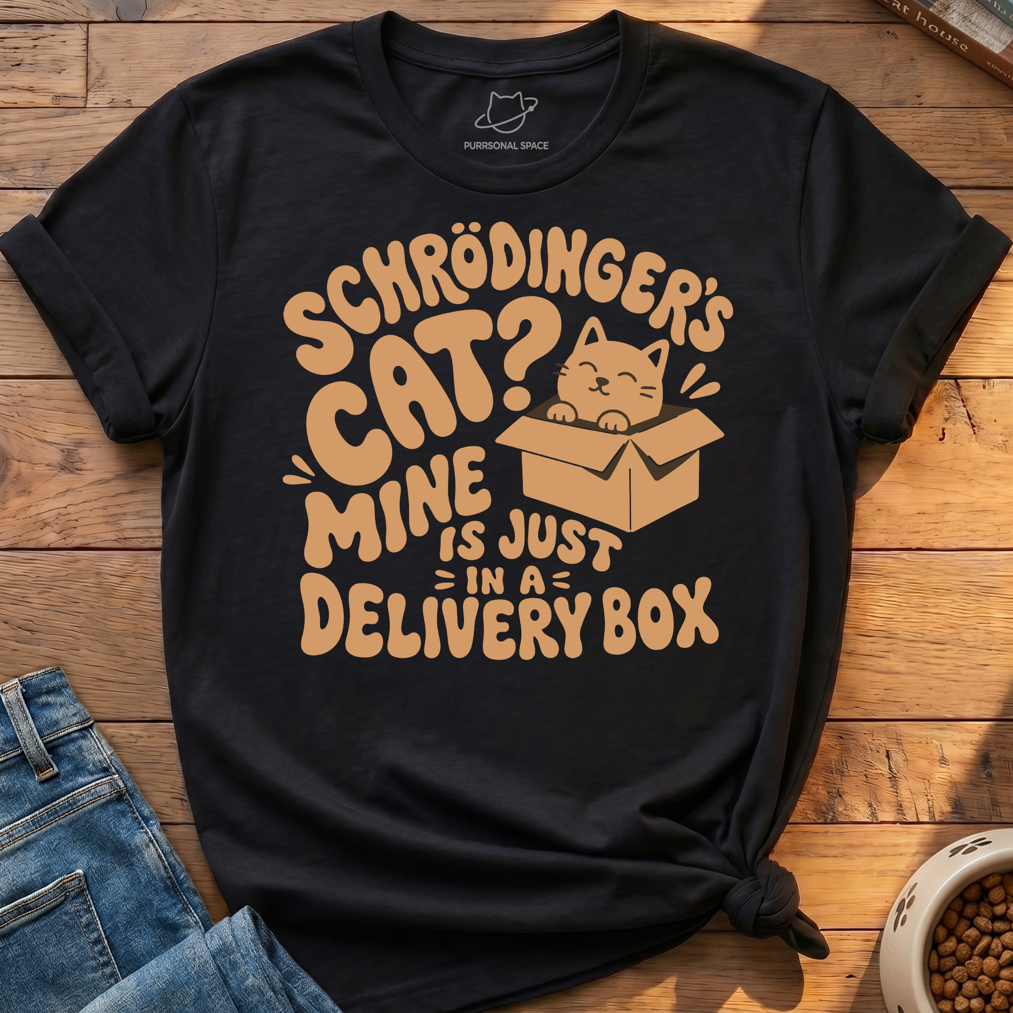 Schrödinger's Cat Box T-Shirt