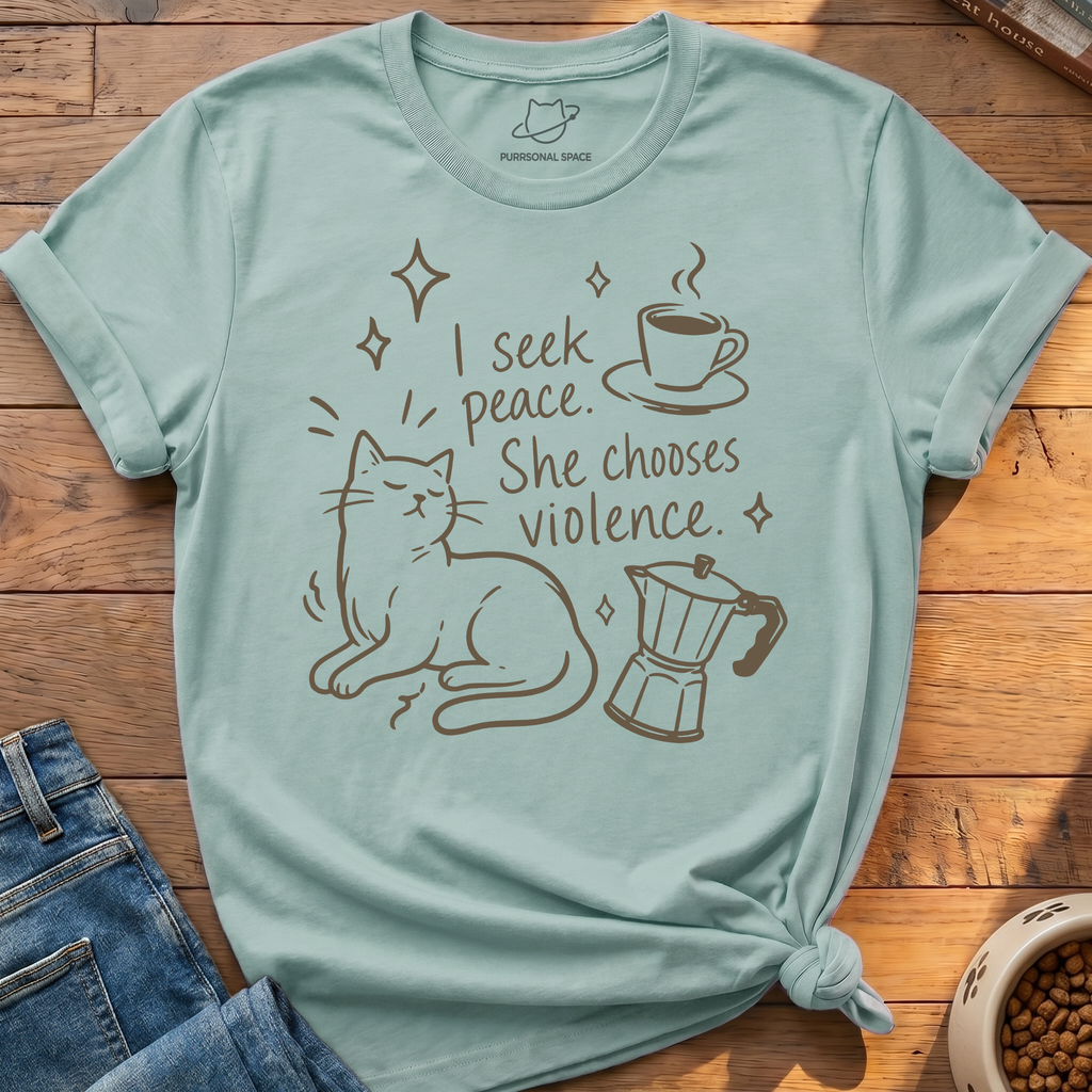 Cat Chooses Violence T-Shirt
