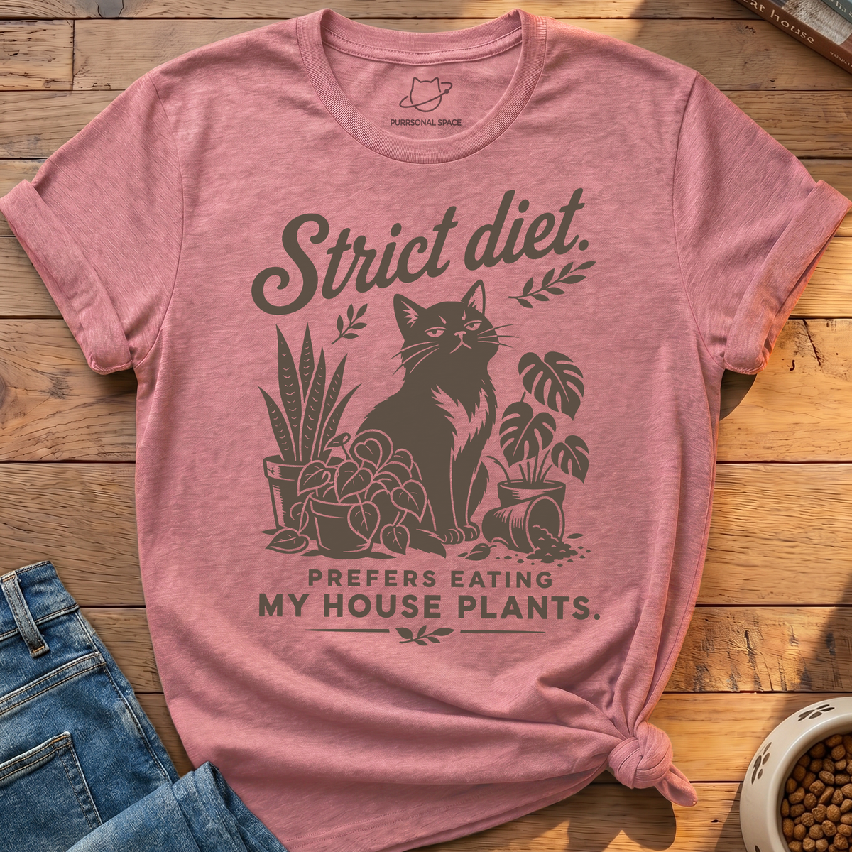 Strict Diet House Plants T-Shirt